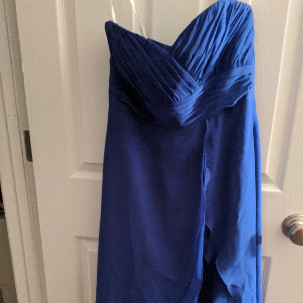 B2 chiffon Strapless ruched Dress